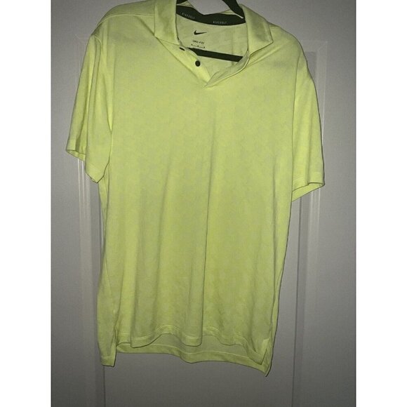 Nike Dri-FIT Vapor Golf Polo Shirt Light Lemon Twist DA2974-736 Men's Size M - Picture 2 of 8